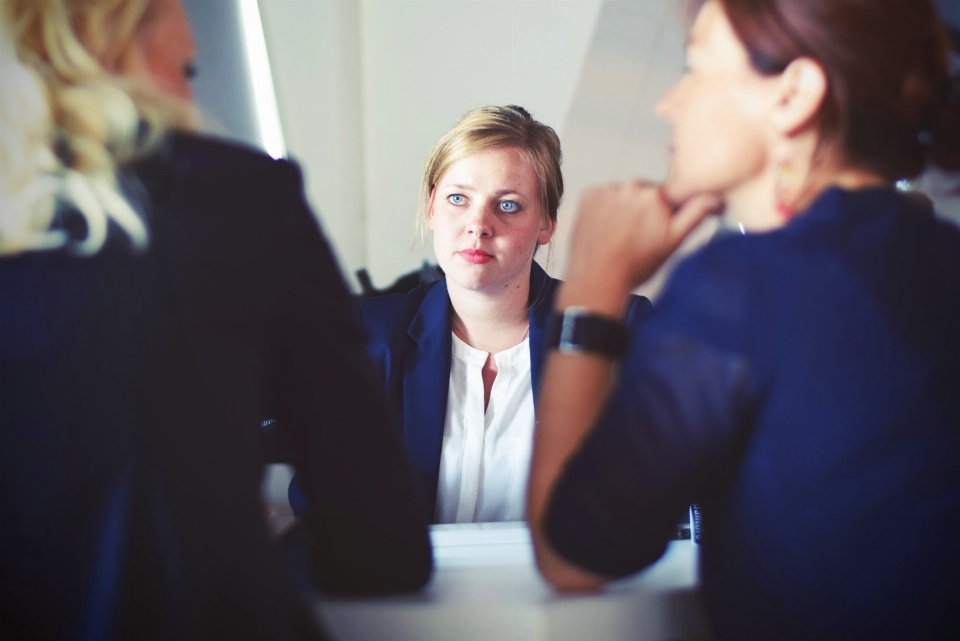 Personne fille femme entreprise