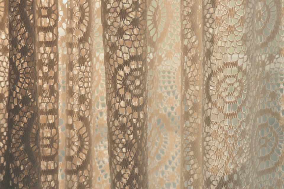 Pattern lace curtain decor