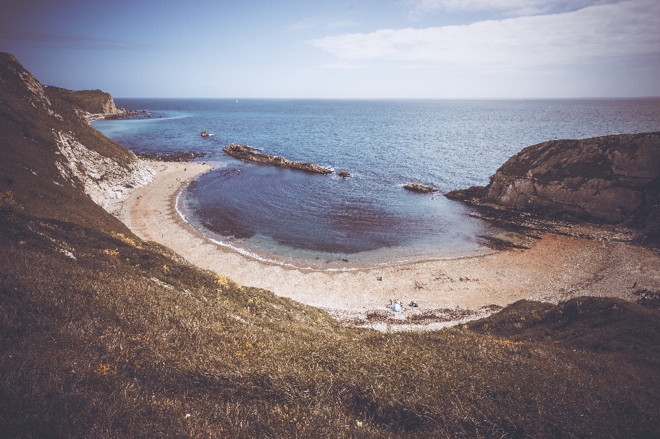 Praia paisagem mar costa