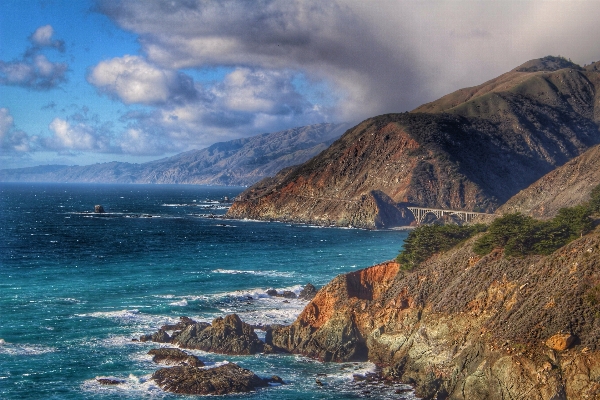 Beach landscape sea coast Photo