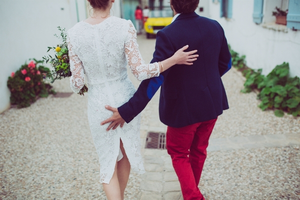 Photo Costume femme rouge couple