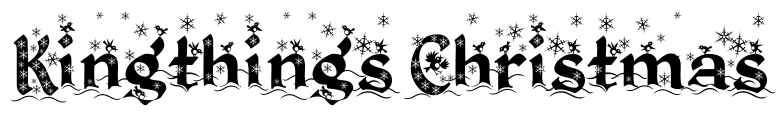 Kingthings Christmas Font