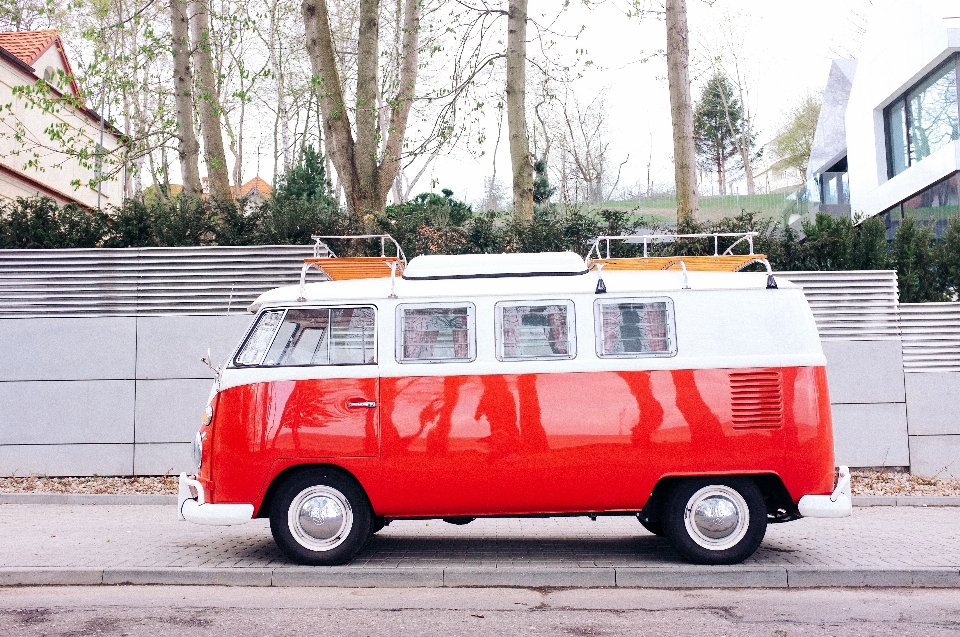 Car volkswagen van travel