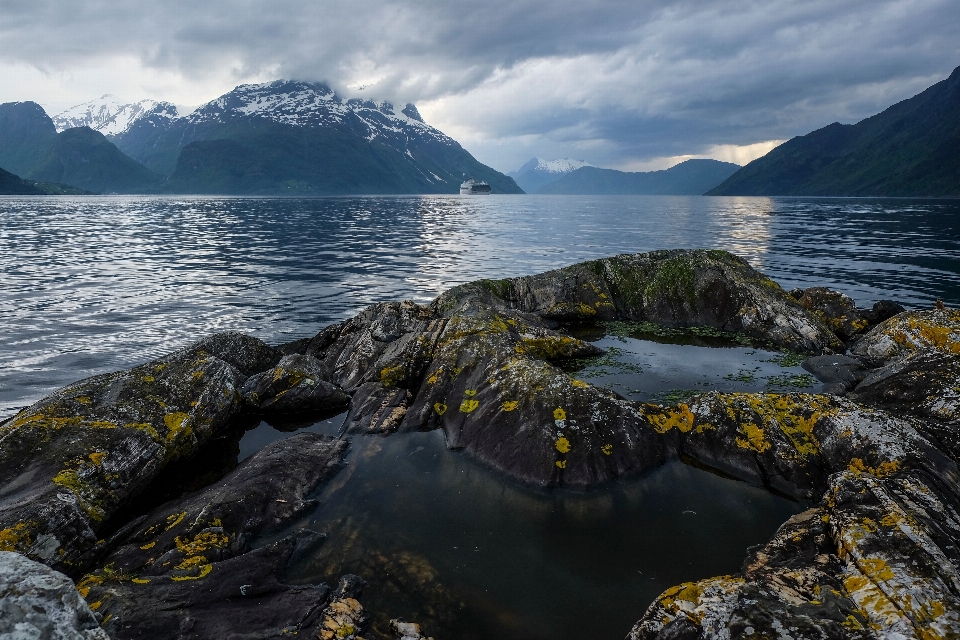 Landscape sea coast water