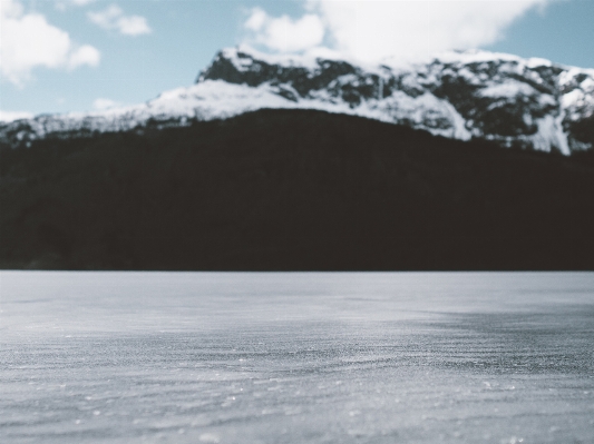 Photo Montagne neige colline vague