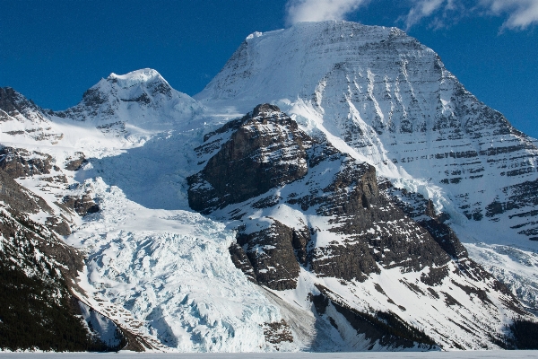 Rock mountain snow winter Photo