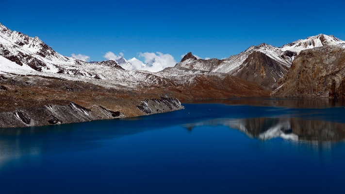 Landscape water mountain snow Photo