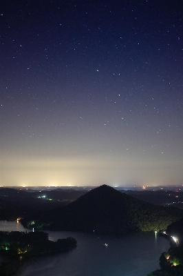 Horizon sky night star Photo