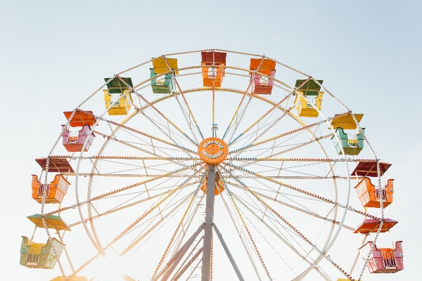 Summer recreation ferris wheel carnival Photo