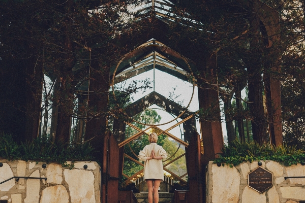 Tree sky glass chapel Photo