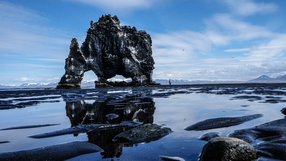 Landscape sea coast water