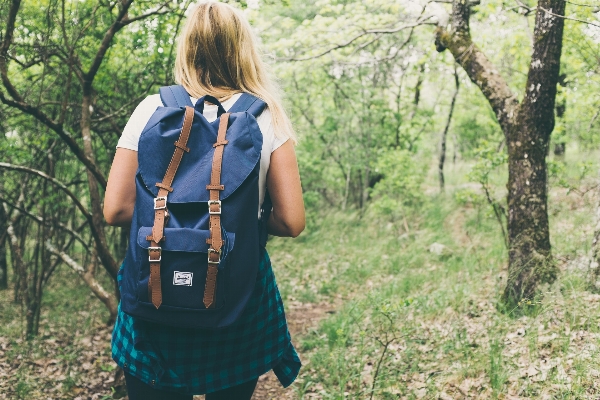 Outdoor person backpack walk Photo