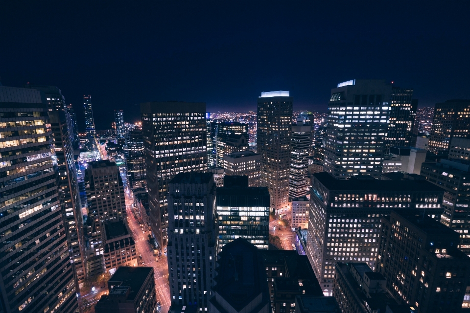 Horizon light skyline night