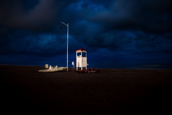 Beach sea horizon light Photo