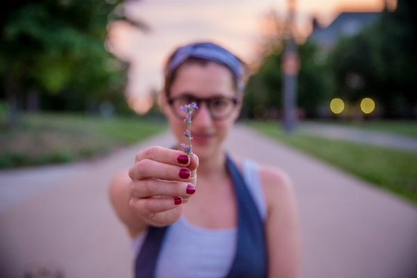 Foto Mano persona ragazza donna