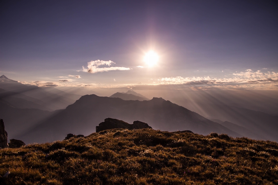 風景 自然 地平線 山