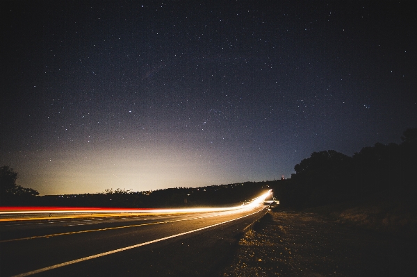 Horizon light sky road Photo