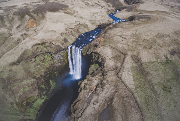 Water rock waterfall formation Photo