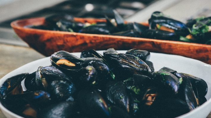 Bowl food produce seafood Photo