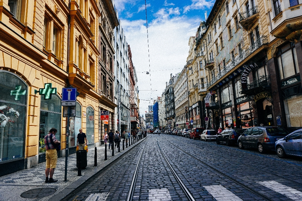 Pedestrian track road street