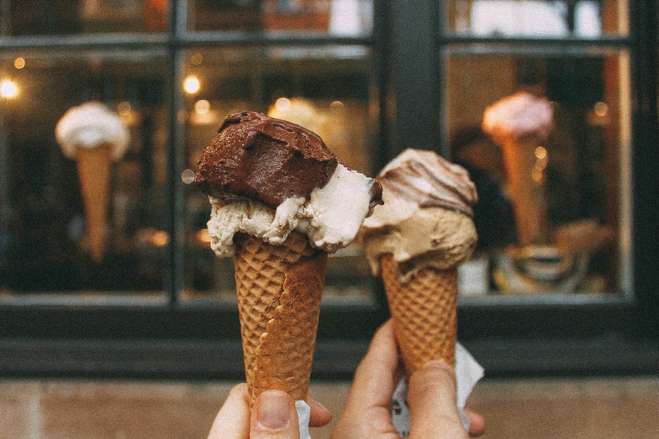 Nourriture printemps mode glace