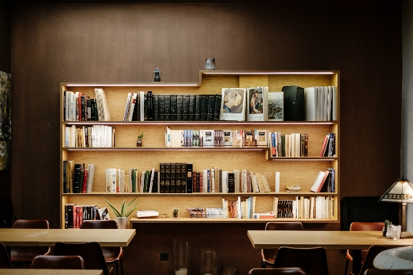 Desk table book interior Photo