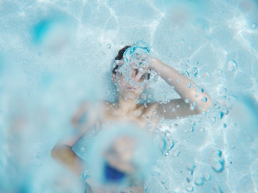 Water recreation pool underwater Photo