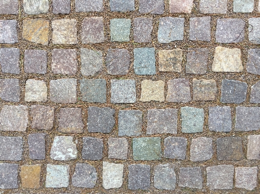 Floor cobblestone wall pattern Photo