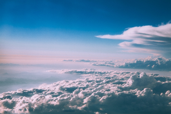 Foto Mar horizonte nuvem céu