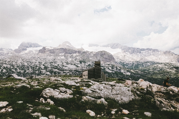 Rock wilderness mountain snow Photo