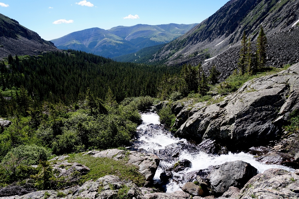 Paesaggio natura selvaggia
 a piedi montagna