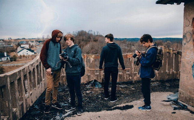 Mann person menschen kamera Foto