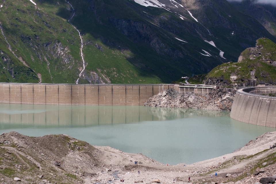 Baum wasser berg see