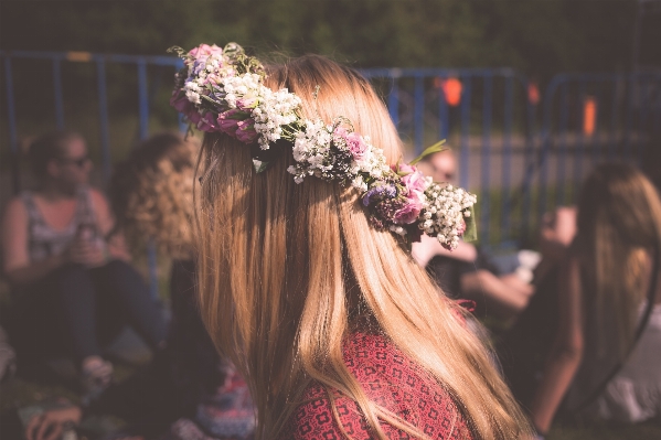 Woman flower spring fashion Photo