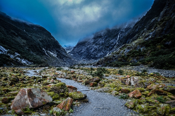 Landscape nature path rock Photo