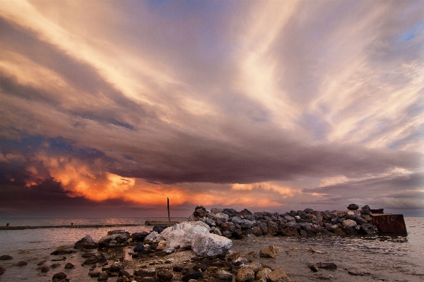 Beach landscape sea coast Photo