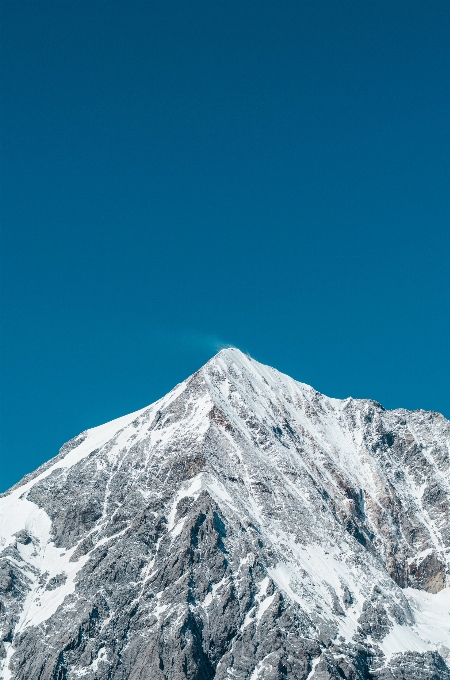 Gunung salju puncak pegunungan
