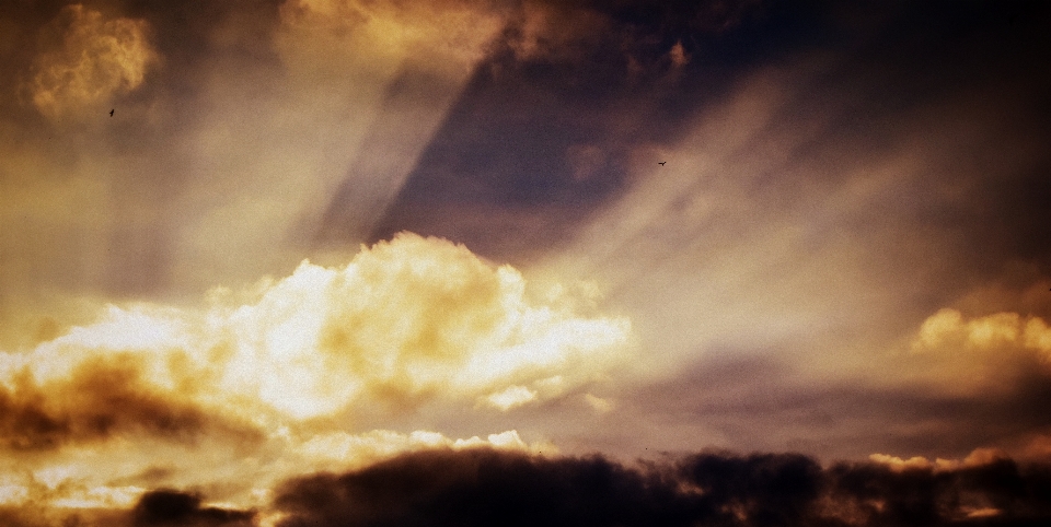 Paesaggio nube cielo sole