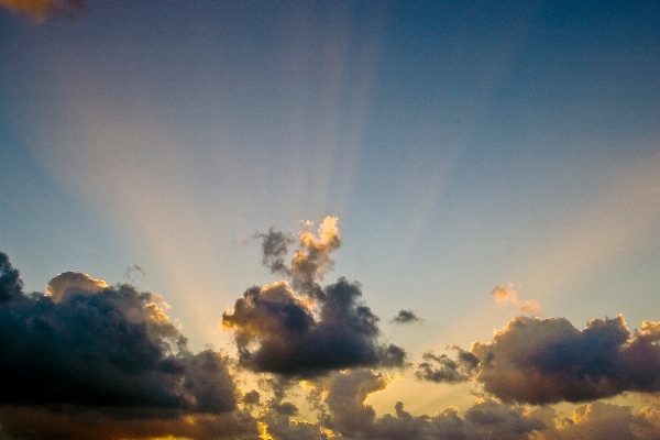 Horizon cloud sky sun Photo