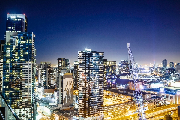 地平線 建築 スカイライン 夜 写真