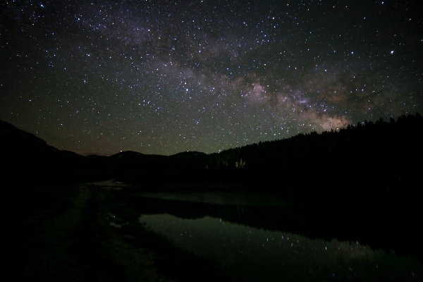 天空 夜晚 星星 银河系 照片