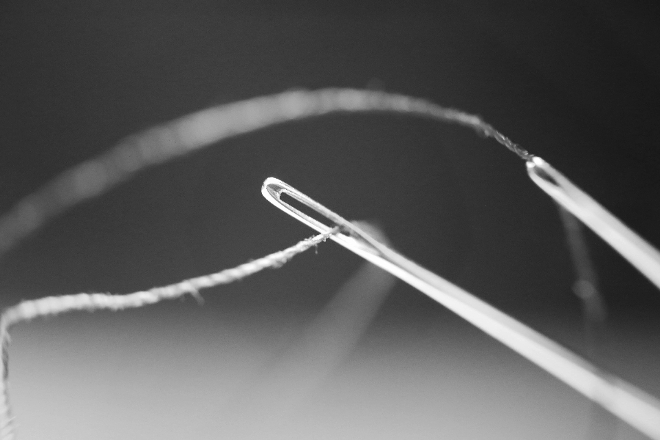 Black and white line jewellery silver