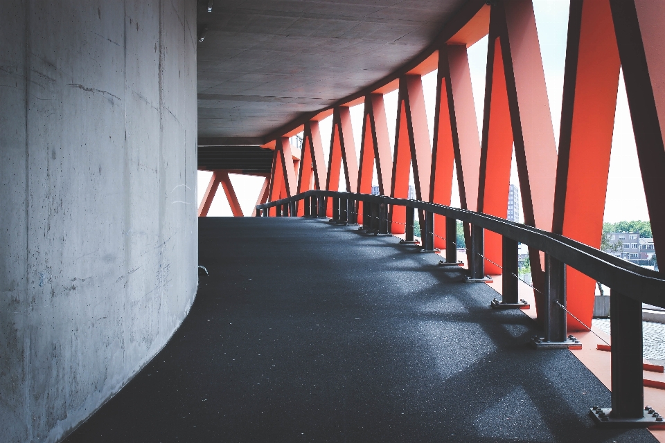 Light architecture bridge building