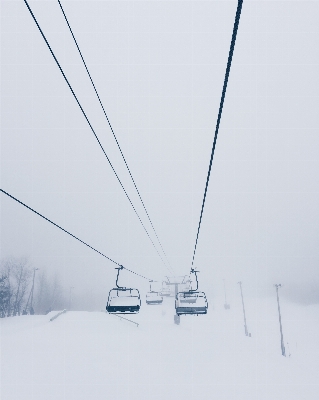 Schnee winter wind kabel Foto