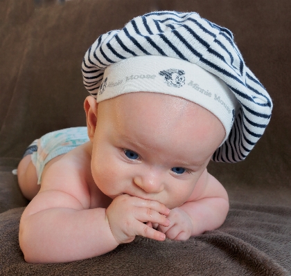 Person child clothing headgear Photo