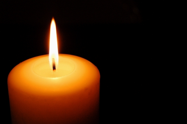 Light flame darkness candle Photo