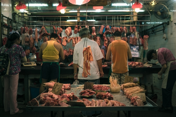 Foto Kota makanan penjual memasak