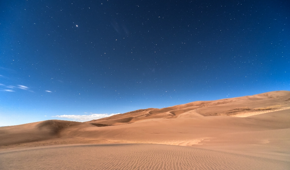 Paisagem areia céu deserto