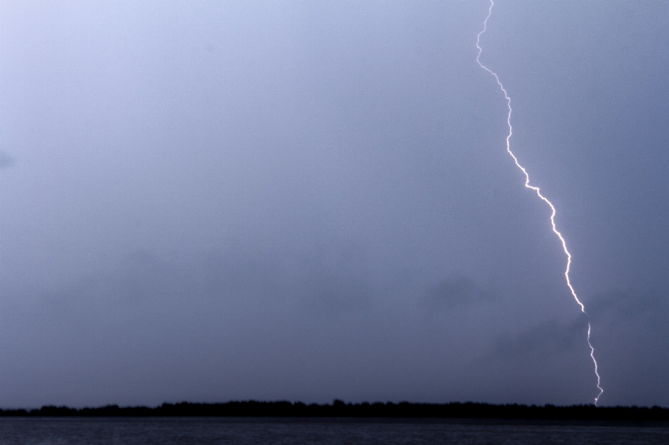 Atmosfer hava durumu fırtına yıldırım