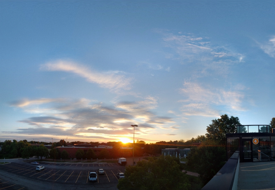 Horizon cloud sky sunrise